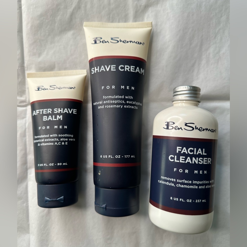 Ben Sherman Grooming Set - Shave Cream, Cleanser, After Shave